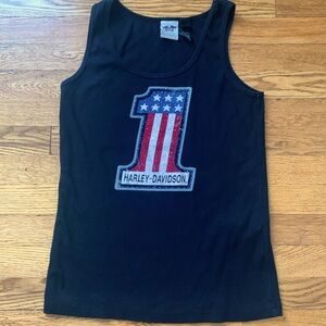 Harley Davidson #1 Medium tank Top genuine motor clothes